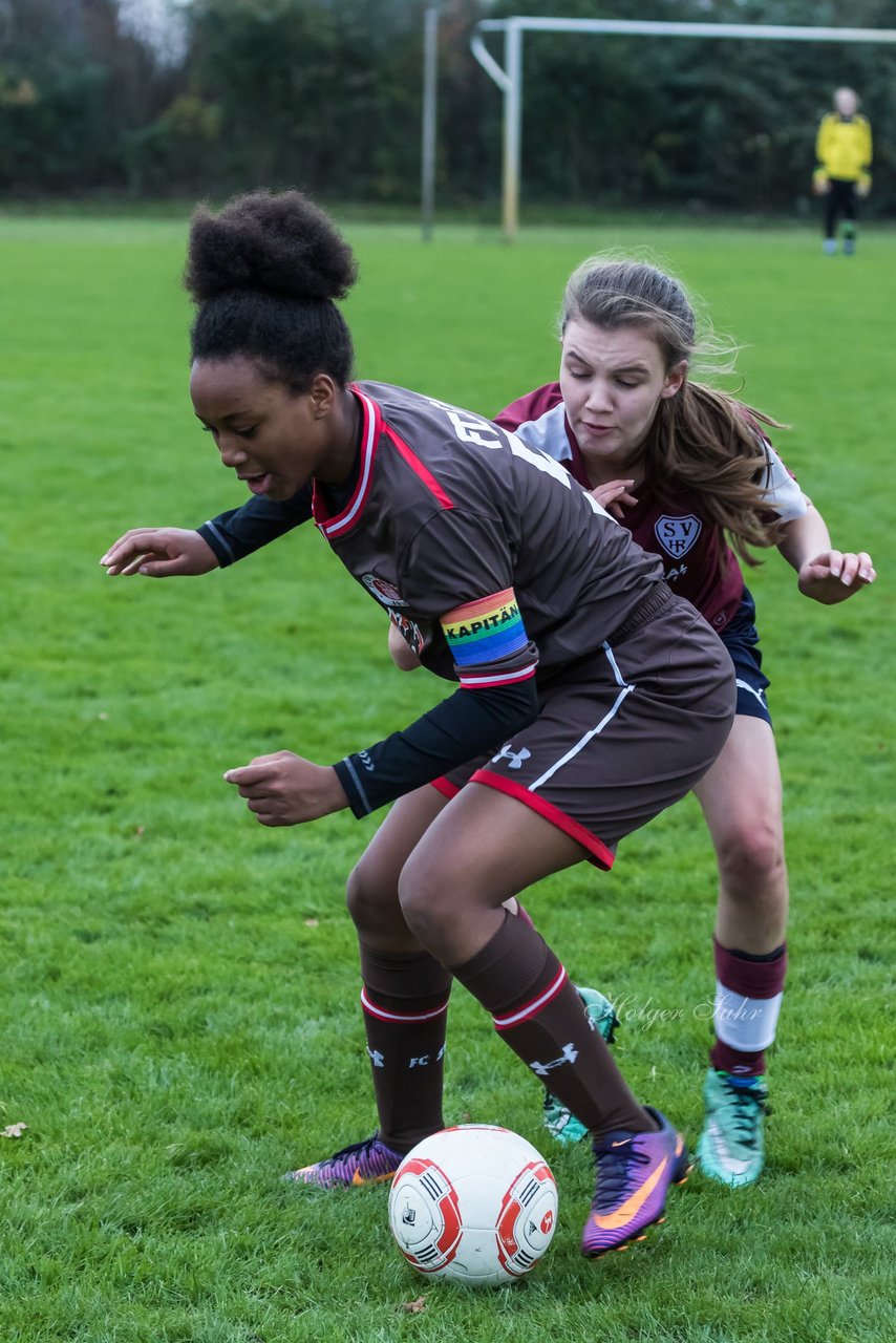 Bild 60 - C-Juniorinnen Halstenbek-Rellingen - St.Pauli : Ergebnis: 0:5